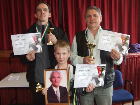 Gazdag Gyula sakk emlékverseny 2018 - dobogósok